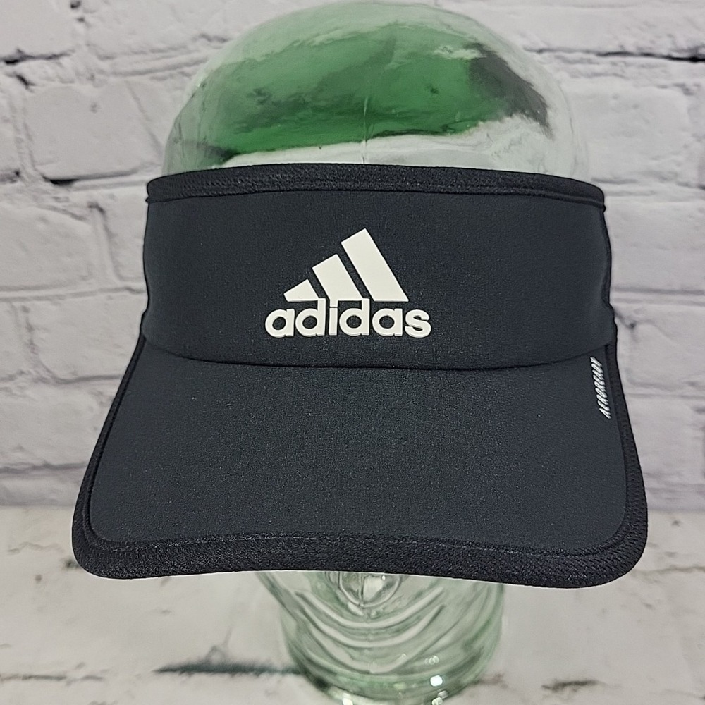 Adidas Aeroready Visor Hat Unisex OSFA Black Athletic Cap Golf Tennis